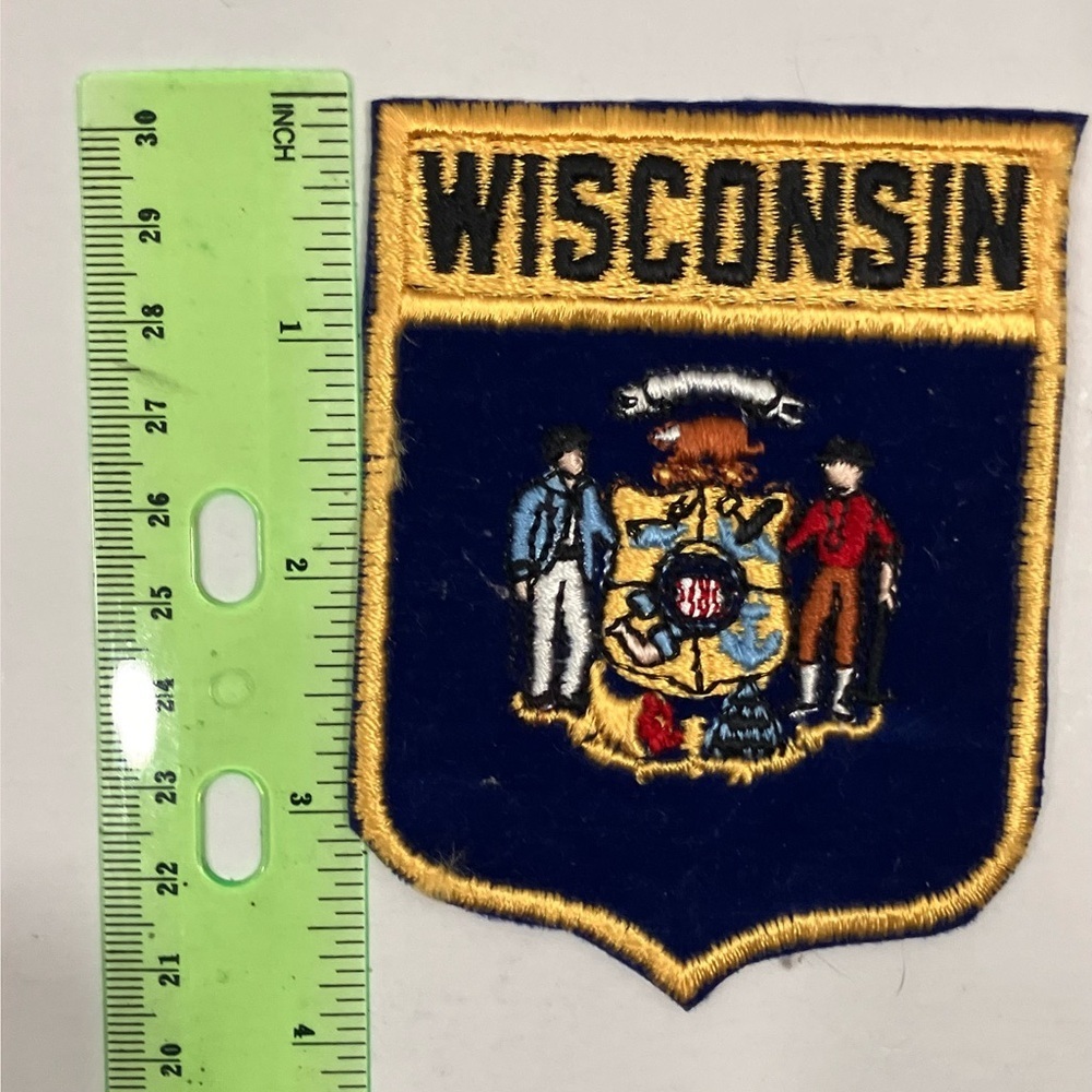 Wisconsin Embroidered Patch - Picture 4 of 5